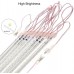 EEIEER Météore Pluie Guirlandes Lumineuse, 8 Tubes 30CM 192 LED Eclairage Météore Douche Lumière Etanche LED Pour Mariage Maison Arbre Jardin de Noël Parti ( Bleu)