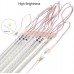 EEIEER LED Icicle Lights Wasserdichte lichterregen meteorschauer,Falling Rain Drop Lights,8 Tubes 192 Bulbs Party-Hochzeits-Weihnachtsdekoration