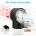 Refroidisseur d'air Portable Climatiseur Mobile, EEIEER 4 en 1 Climatiseur Portable Turbo Ventilateur Climatisation Silencieux Mini Personnel Air Refroidisseur Humidificateur pour Maison & Bureau
