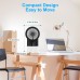 Refroidisseur d'air Portable Climatiseur Mobile, EEIEER 4 en 1 Climatiseur Portable Turbo Ventilateur Climatisation Silencieux Mini Personnel Air Refroidisseur Humidificateur pour Maison & Bureau