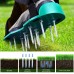 EEIEER Lawn Aerator Shoes with Hook & Loop Straps,  Upgrade One Size fits All  Aerator Spiked Sandals Heavy Duty Spiked Aerating Sandals, Free-Installation