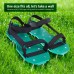 EEIEER Lawn Aerator Shoes with Hook & Loop Straps,  Upgrade One Size fits All  Aerator Spiked Sandals Heavy Duty Spiked Aerating Sandals, Free-Installation