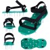 EEIEER Lawn Aerator Shoes with Hook & Loop Straps,  Upgrade One Size fits All  Aerator Spiked Sandals Heavy Duty Spiked Aerating Sandals, Free-Installation